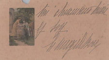 Lucrezia Bori Soprano SIGNED AUTOGRAPH CALLING CARD 1921 ORIG picture