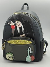 Disney Old Hag loungefly mini backpack glow in the dark Snow White NWT picture