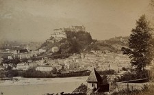 Austria, Salzburg, Fort Hohensalzburg, Kapuzinerberg, Original, 1880 picture