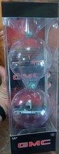 M2 Machines Gmc Sierra Grande 15 Clear Ball Ornament Set 2 Boxed 🔥 🔥  picture
