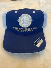 Trump Tower 45th President Blue Hat Wine Whiskey Bar Not Available Public RARE picture