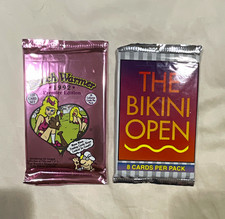 Bench Warmer 1992 Premier Edition Non-Sport Trading Cards Sealed/Bikini Open picture
