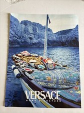1995 Versace: Home Signature Boat Pillows Vintage Magazine Print Ad picture