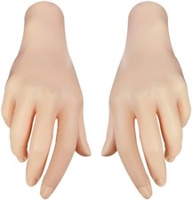2 Pieces Spooky Halloween Decoration Realistic Hands,Life Size Severed Plastic H picture