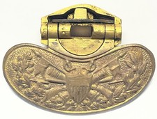 Brass Guard & Hand Guard Piece from US Model 1860 Staff/Officer Sword picture