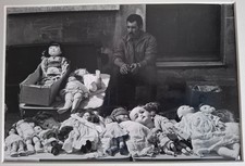 Vintage Black and White Photograph Signed November 1979 Doll Dealer picture