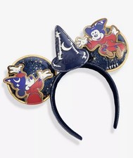 2026 Disney x Macy's 100 Sorcerer's Apprentice Mickey Ears Headband Loungefly picture