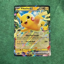 Pikachu EX Full Art Holo Ultra Rare English 190HP 30th Anniversary 53/128 picture