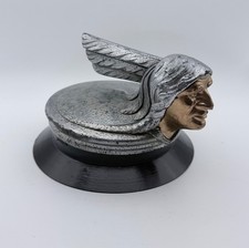1928–1929 Pontiac Indian Chief Radiator Cap & Hood Ornament – Vintage Original- picture
