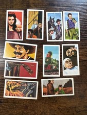 1968 wild wild west barratt Extremely Scarce Lot Of 10 Cards picture
