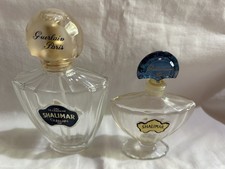 2 Vintage Shalimar Guerlain Paris Bottles EMPTY  picture