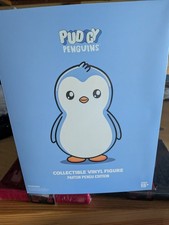 Pudgy Penguins Paxton Pengu Edition Collectible Vinyl Figure New Dent In Box picture