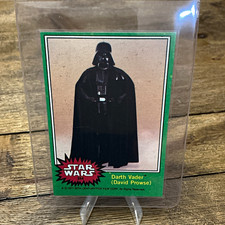 Topps 1977 Star Wars Base Set #254 Darth Vader (David Prowse) Card picture