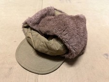 ORIGINAL POST WWII KOREAN WAR US ARMY M1951  WINTER PILE HAT CAP-SIZE 7 1/2TH XL picture