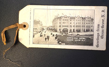 Vintage Greetings from Ocean Grove, New Jersey Mail-A-Pail Address Tag picture