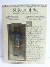 Roman Joan of Arc in Armor with Flag Patrons and Protectors Figurine picture