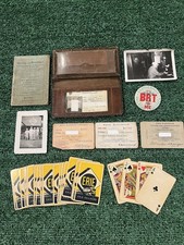 Erie Railroad Photo & Identification Cards-Leather Railroad Wallet 1930’s-1940’s picture