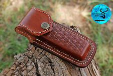 HAND MADE PURE COW LEATHER SHEATH FOR 5