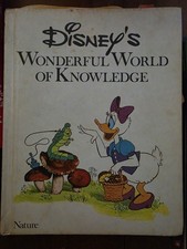 Disney's Wonderful World Of Knowledge Copyright 1973 Hardcover picture