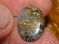 LEADVILLE GOLD QUARTZ CABOCHON 9 CARATS COLORADO GEMS picture