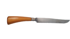Vintage Mid Century Carving Knife Butterscotch Bakelite Handle 13
