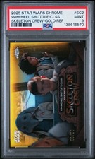 2025 Topps Chrome Star Wars Skeleton Crew Gold Refractor /50 PSA 9 POP 1 SC2 picture
