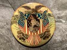 Antique WWI Patriotic Soldier Portrait 9