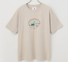 Moomin T-Shirt Women's Short Sleeve 100% Cotton Beige Primadonna's Horse XL picture