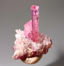 Large Gorgeous Pink Tourmaline Crystal Cluster Natural Raw Gemstone Specimen picture