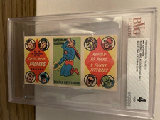 1966 DC Comics Comic Book Foldees SUPERMAN Holding Deadly Kryptonite BVG 4 picture