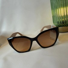 Oscar de la Renta Oversized Sunglasses - Black/Brown Gradient - New with Tags picture