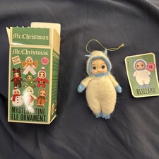 Mr. Christmas Mystery Mini Elf Ornament RARE BLIZZARD Series 1 NEW HTF picture