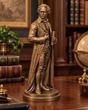 Alexander Hamilton Statue, Founding Father Sculpture, American History Decor picture