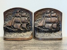Pair of Vintage H. L. Judd Co. Cast Iron 