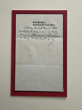 Charles Dickens Signed Dinner Invitation picture