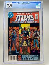 Tales of the Teen Titans 44 ~ CGC 9.4 ~ White pgs ~1st app. Nightwing, Jericho + picture