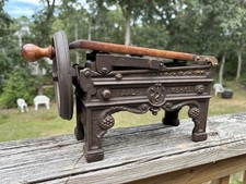 Antique Late 1800's German Aal-Werke Hand-Cranked Tobacco Leaf Cutter Shredder picture