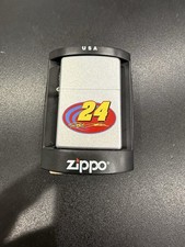 ZIPPO 2004 NASCAR JEFF GORDON#24 POLISHED CHROME LIGHTER SEALED IN BOX BRAND NEW picture