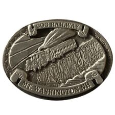 Mount Washington Cog Railway New Hampshire Solid Pewter Travel Souvenir Pin picture
