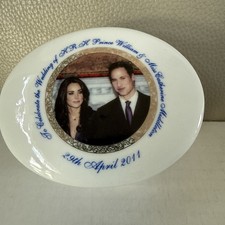 2011 Prince William & Catherine Royal Wedding Porcelain Trinket Box  picture