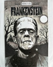 Universal Monsters Frankenstein #1 Comic Book Cover Sketch Variant Dave Ryan Art picture