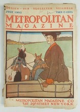 Antique Metropolitan Magazine July 1905 complete periodicals  picture