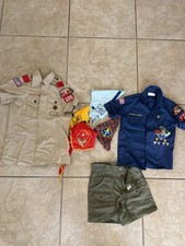 Vintage Boy Scouts of America Uniforms Patches Neckerchiefs Badges 1990s Lot picture