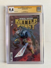 INVINCIBLE UNIVERSE: BATTLE BEAST #1 COVER A CGC 9.4🔥SIGNED BY RYAN OTTLEY picture