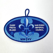 2015 Camp Fiesta Island SAN DIEGO IMPERIAL COUNCIL Boy Scouts BSA Patch ▪ CFI picture