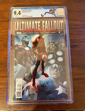 Marvel Ultimate Fallout #4 (2011) CGC 9.4 Near Mint Mark Bagley Cover picture