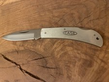 Vintage 1985 Case XX M1051 LSSP 5-Dot Lockback Pocket Knife Aluminum Hornet USA picture