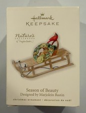 Hallmark Keepsake Ornament Season of Beauty Cardinal Sled picture