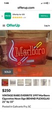 Vintage 1997 Cased Neon Light Neon Sign Neon Lights for Wall Decor EM-0034 picture