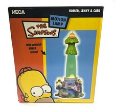 Homer Lenny & Carl NECA The Simpsons Motion Lava Lamp New NIB Sealed 2003 picture
